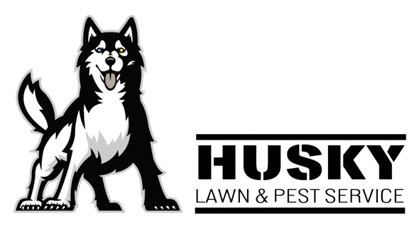 husky lawn and pest service logo